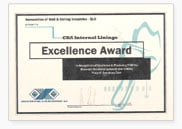 The AWCI award for Excellence 2008